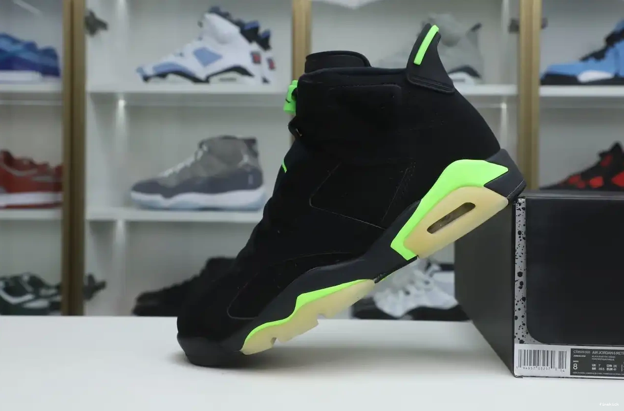 AIR 6 GREEN' JORDAN RETRO 'ELECTRIC 0522